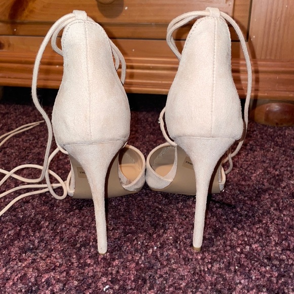 Never Worn lace up heels. Size 7. Charlotte Russe. - Picture 3 of 4